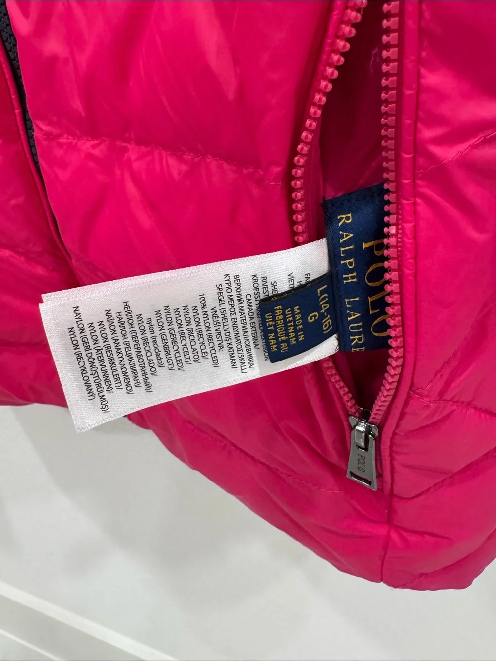 Ralph Lauren Girls' TERRA Jacket, Reversible, Large (14-16)